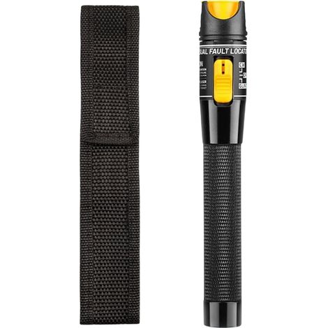 Jarretière fibre optique, Testeur de fibre optique FTTH 50 MW, stylo lumineux rouge pour fibre optique, testeur de câble optique 50 km (1/5)