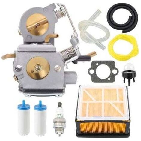 Carburateur 510181202 pour Husqvarna K750 K760 K770 scie à tronçonner 578 24 34-01 574362301 525 47 06-01 503283209 C3-EL53 C3-EL43C C3-EL29A C3-EL29B C3-EL29C avec Filtre à Air Tuyau (1/5)