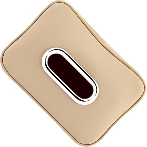 Elegance Porte-mouchoirs en cuir nappa avec sangle antidérapante et designs sécurisés pour plusieurs intérieurs de voiture (1/5)