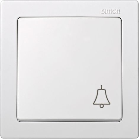Bouton-poussoir Sonnette Bouton Poussoir Saillie 10a Avec Symbole Sonnette - Simon