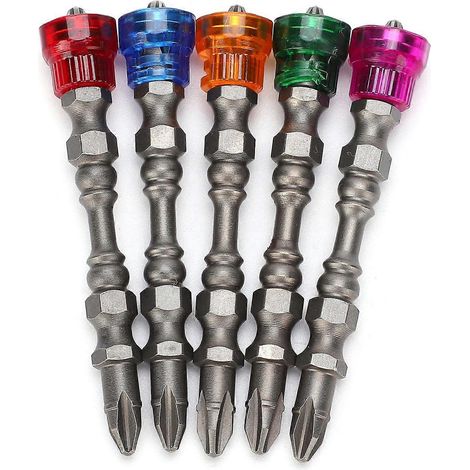 Ensemble de 5 embouts de tournevis pour plaques de plâtre, clés à douille multifonctions, fournitures d'outillage industriel
