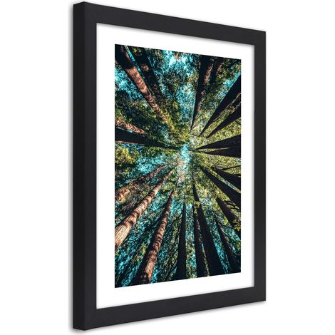 Quadro con cornice, I rami degli alberi alti - 20x30 (1/5)