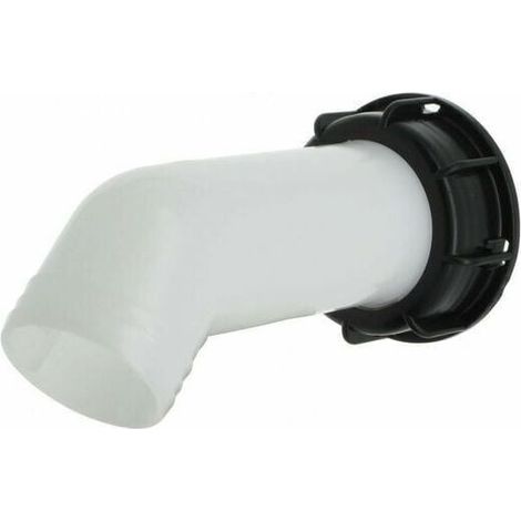 Raccord fileté S60x6 pour cuve d’eau de 1000 L prolongateur en acier inoxydable Ø40 mm DEBUNS