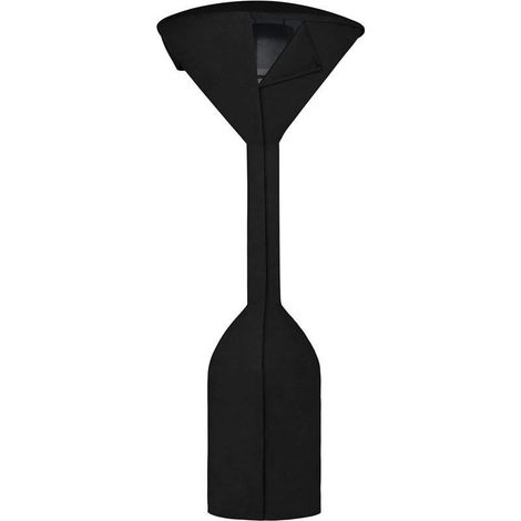 Housses de chauffage de terrasse extérieures,Housse ronde imperméable pour chauffage de terrasse - Convient pour des dimensions de 86.36 x 86.36 x 241.3 cm (L x l x H), noir (1/5)