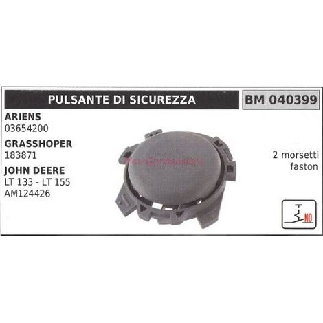 Interruptor de seguridad tractor ARIENS GRASSHOPER 2 terminales faston 183871