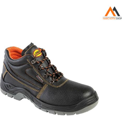 SCARPA ALTA PELLE NERA S3 RS CE - COLORE: NERO - TAGLIA: 42