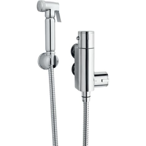 Round Thermostatic Douche Spray Kit - Chrome