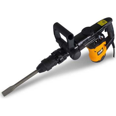 Marteau-Piqueur 1300W, 13 Joules, 3500 CPM, SDS-Plus - Poignée Latérale Réglable en D, Poids 7kg - Inclus 2 Burins (Plat et Pointu), Coffret BMC et Graisse - F1050MPI-A (1/5)
