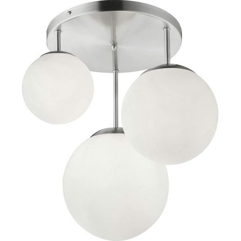 [GEBRAUCHT] B-Ware Lindby Heleska Deckenlampe, 3 Weiße Glaskugeln Deckenlampe Lampe Leuchte