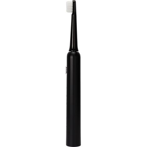 Brosse à dents électrique ultrasonique, 3 modes, batterie rechargeable USB, 2 têtes de brosse, étanche IPX7, minuteur intelligent, pour adultes, noir