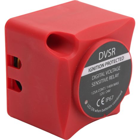 Coupleur Batterie VSR Relais Sensible à la Tension Charge Automatique DC 12V 24V 140A pour Quad UTV Camping-car Bateau Yacht (1/5)