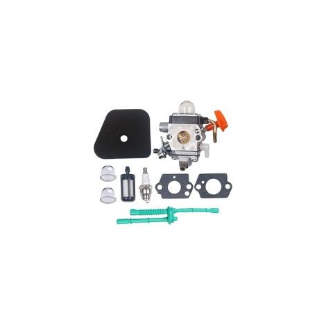 Carburateur avec Ligne de Carburant Compatible with débroussailleuse STIHL FS100 FS100R FS110 FS110R FS110X FS110RX FS100RX FS130 FS130R (1/5)