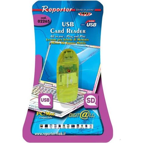 Reporter 2265 Kartenleser USB Grün (1/2)