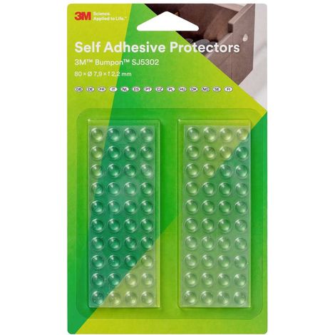 3M SJ 5302 MPCB Piedino di fissaggio autoadesivo, rotondo Trasparente (Ø x A) 7.9 mm x 2.2 mm 80 pz. (1/4)