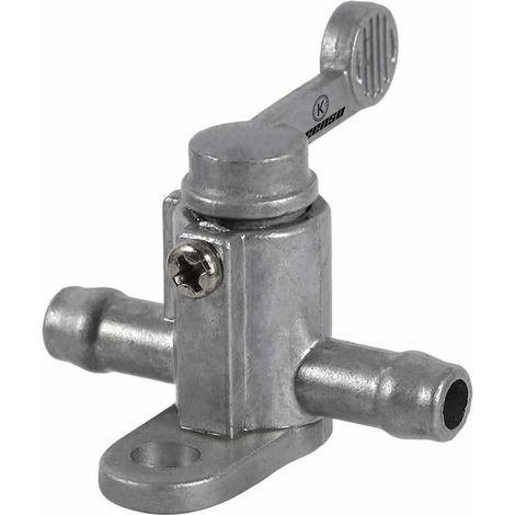 Robinet d'Essence, Keenso 5/16 '' en Ligne ON/OFF Interrupteur d'Essence Robinet à Gaz Réservoir de Carburant Commutateur 8mm 5/16 '' Universel