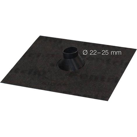 Siga Fentrim Manschette black Ø22–25mm für Rohrdurchdringungen, Kabel, Leerrohre (1/2)