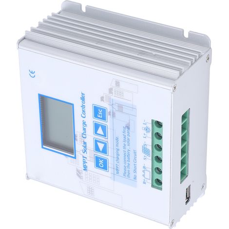 MPPT 30A 24V/48V Solarladeregler, universeller automatischer Panel-Laderegler, intelligenter Spannungsregler (1/5)