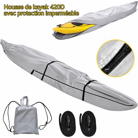 Housse de protection pour kayak Oxford 420D gris 13FT 4 m × 0,76 m 420d gris 13ft 30 30 × 30 × 6 cm 1,5 kg – Livraison gratuite (1/5)