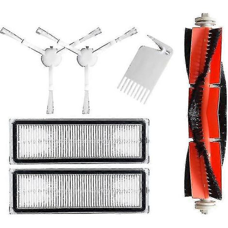 KINCJON 6 pièces pièces de rechange pour Mijia 1c Stytj01zhm Robot aspirateur accessoires brosses filtres Spa-YUHAO (1/5)