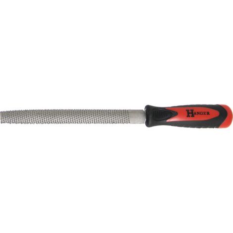 Râpe à bois demi-ronde grosse piqure longueur 200mm - HANGER - 110352