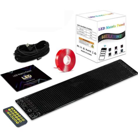1 autocollant lumineux LED Divers accessoire de portail, éclairage blanc et bleu, flexible, facile à appliquer, pour personnalisation véhicule (1/5)