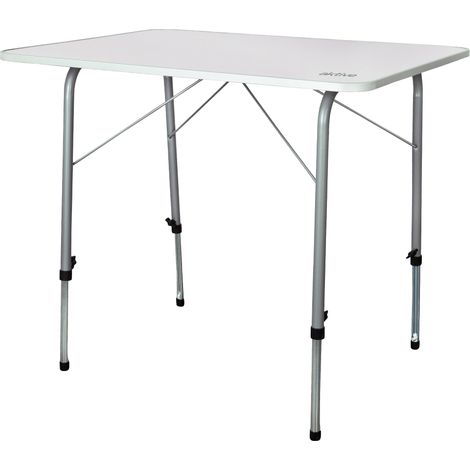 Table Pliante en Aluminium Hauteur Réglable, Table de Camping, Plage ou Jardin Légère et Portable, Mauve (1/5)