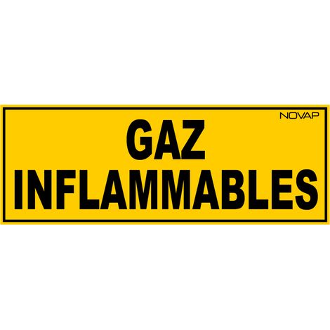 Panneau Gaz inflammables - Rigide 330x120mm - 4035017