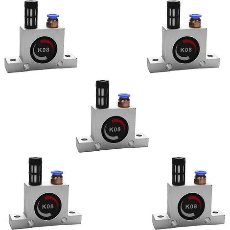 vibrateurs pneumatiques à turbine 1/4", compatibles avec trémie, oscillateur à billes K8 LF WHBYV (1/4)