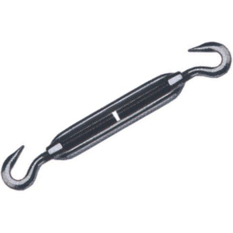 Tenditore zincato a due ganci - ø mm.5 3/16