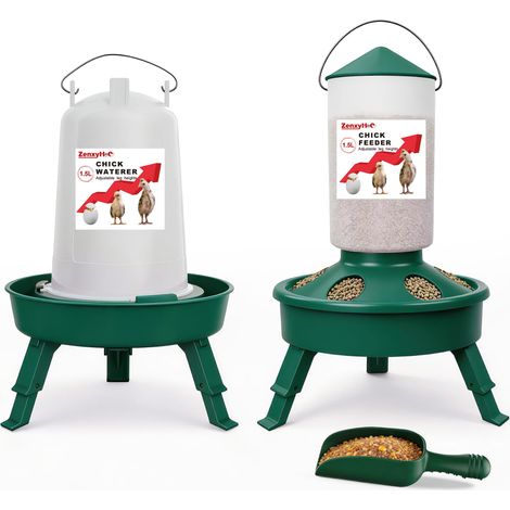 Kit 2-en-1 Mangeoire 1,5L (1/5)