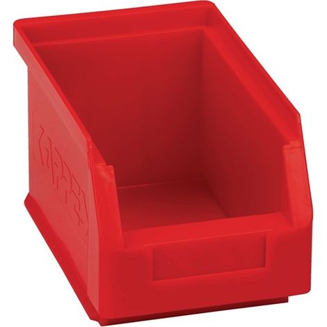 Sichtlagerkasten L230xB140xH130mm PE rot