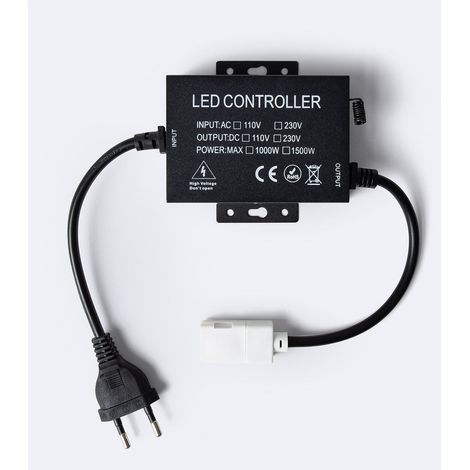 Controlador Tira LED RGB 220V SMD Ancho 14.5mm con Mando RF RGB (1/2)