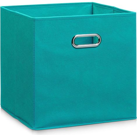 Rangement Panier de Rangement Gris 32 x 32 x 32 cm, Zeller