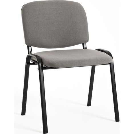 Sillas de escritorio - Pack 4 Sillas Ofis - Gris claro