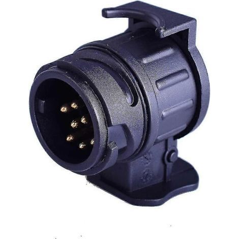 Adaptateur de remorque 13 broches vers 7 broches pour attelage de remorque standard européen (camionnette)