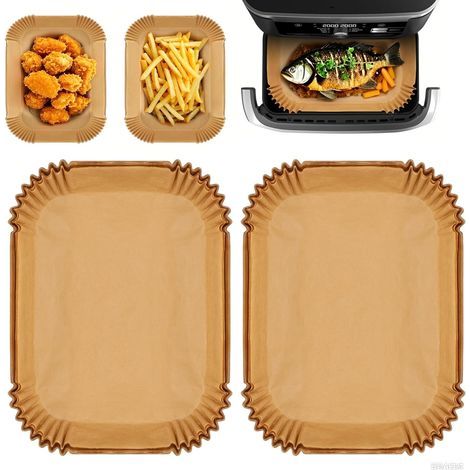 120 Sheets Parchment Paper for Hot Air Fryer Suitable for Cosori 8.5L Hot Air Fryer Compatible with COSORI CAF-R901-AEU and Cookwise 9L Accessories (1/5)