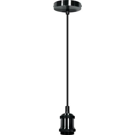 lampada a sospensione "pendel" nero 1,5 mt, e27 (1/3)
