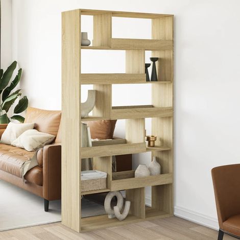 Separador de ambientes madera roble  100x33x187,5 cm