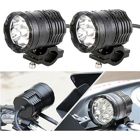 2023 - Phare antibrouillard LED 12-80 V pour moto, vélo, quad, SSV, projecteur LED 40 W 3600 lm (1/4)