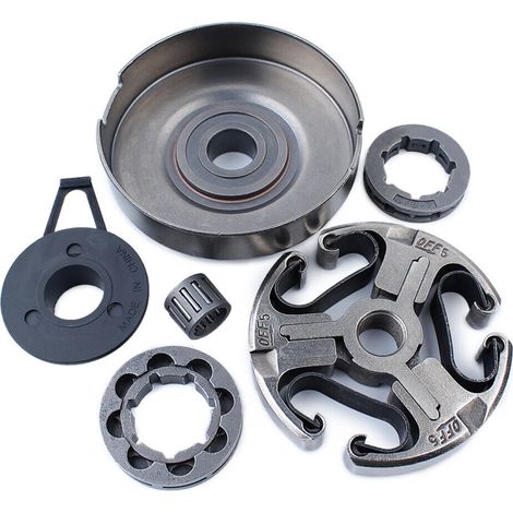 Filiyano-Ensemble tambour d'embrayage pour tronçonneuse Husqvarna 372, 372XP, 371, 365 et 362 pignon d'entraînement pour tondeuse à gazon et