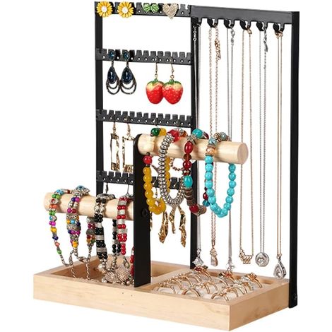 Jewelry display stand for necklaces, bracelets, rings and watches (1/5)