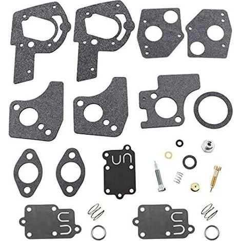 Kit de réparation pour carburateur - Membranes - Joint d'étanchéité pour Moteurs Briggs & Stratton 3 à 5 CV HP 495606 494624 135292 135232 135212 270026 272538 272538S 272637.- (1/4)