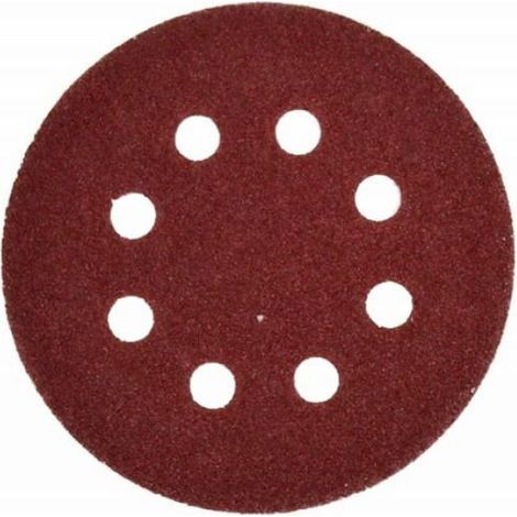 Disque De Ponçage Ouvert - 125 mm - Grain P120 - Pour Bois Peinture Plâtre Métal - 5 Pièces