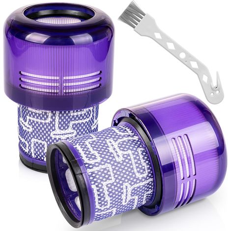 2 Stück Hepa filter Ersatz für Dyson V11 Absolute Torque Drive Animal, Kompatibel mit V15 Detect SV14 SV22 Akku-Staubsauger, Ersetzen Sie  970013-02