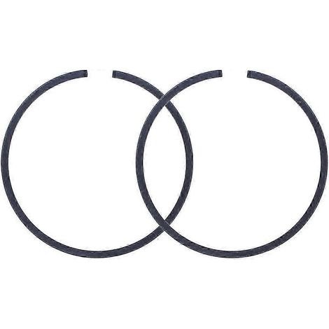 Lot de 2 segments de piston pour tronçonneuse Husqvarna 61 261 262 365 265RX 165RX 503 28 90-15, 48 mm x 1,5 mm (1/5)