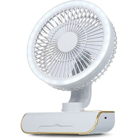 Ventilateur Anti-Moustiques Sans Pales – Minuterie 8h, 20 Vitesses, 2000V – Batterie 4000 mAh – 2 en 1 – Pour Extérieur (1/5)