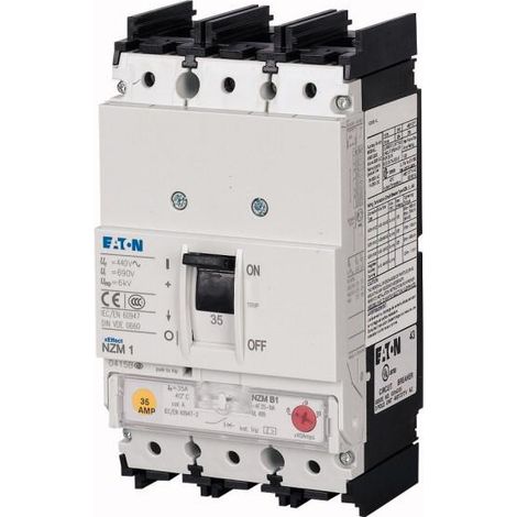 NZM1 25kA 3P 40A UL/IEC 000272205 EATON NZMB1 AF40 NA