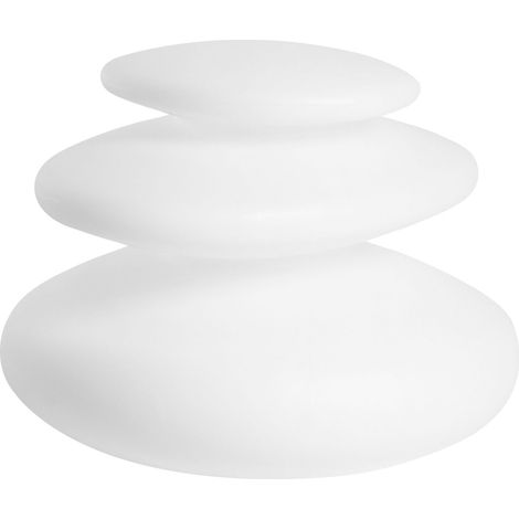 Outdoor LED Table Mushroom Lamp White Synthetic Material IP54 Waterproof with Remote Control Garden Patio Lighting Solution GLENNS (1/5)