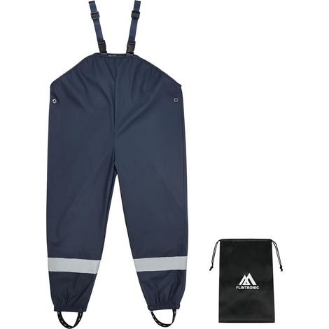 Pantalon Imperméable Enfant, Pantalon de Boue Enfant, Vêtements Imperméables Garçon Fille, Salopette Pluie Fille Étanche Outdoor, Imperméable Respirant (1/5)