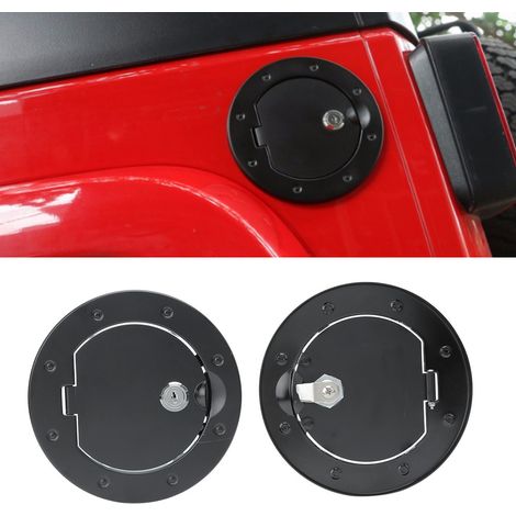 Tankdeckel aus Aluminiumlegierung, passend für Jeep Wrangler JK 2007-2017 (1/5)